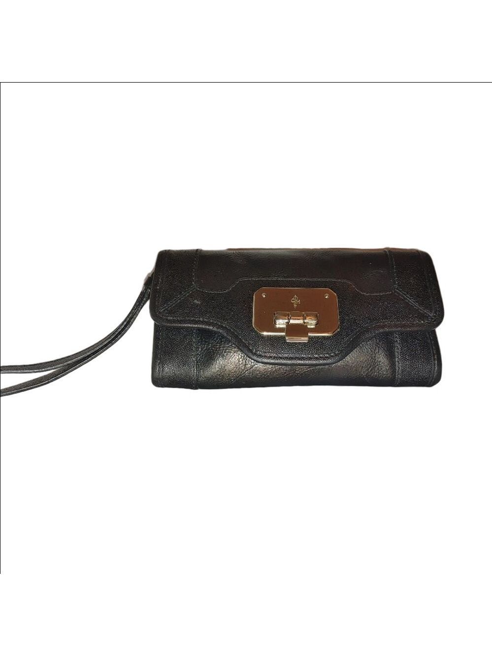 Cole Haan Isabella Pebbled Leather Wristlet